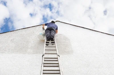 Peinture extérieure à la Chaumusse — façades et ravalement
