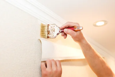 Pose de papier peint à la Chaumusse — revêtements muraux et toiles de verre